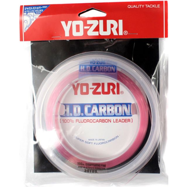 Yozuri-Hd-Fluorocarbon-Leader-30-Yards-Disappearing-Pink YHD100LBDP
