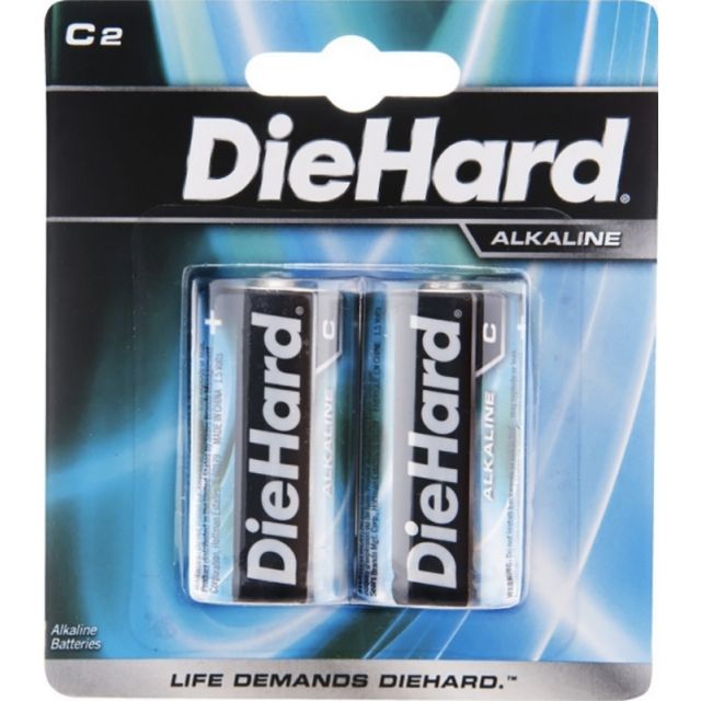 Die Hard Alkaline Batteries C-Cell 2 Per Pack