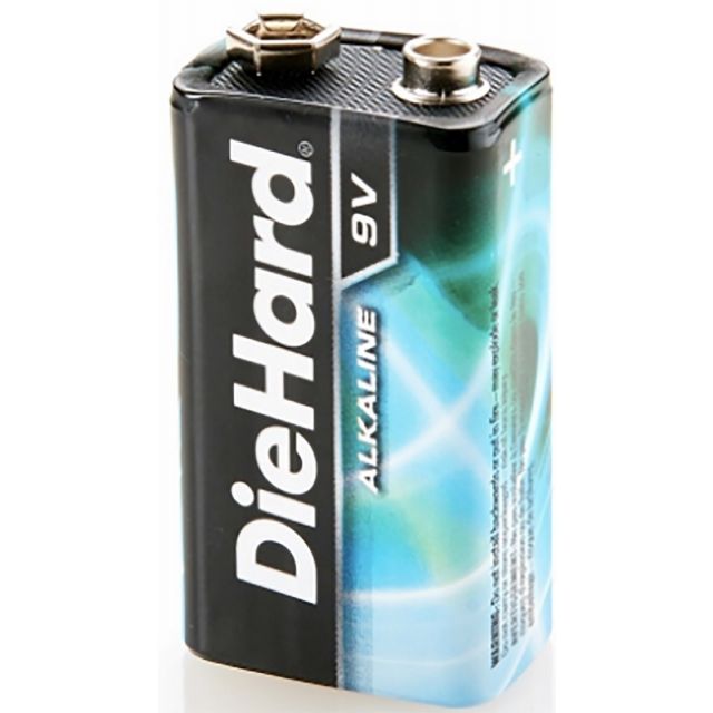 Die Hard Alkaline Batteries 9-Volt 1 Per Pack