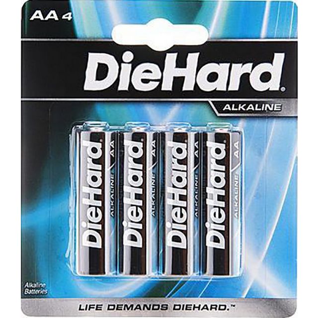 Die Hard Alkaline Batteries Aa 4 Per Pack