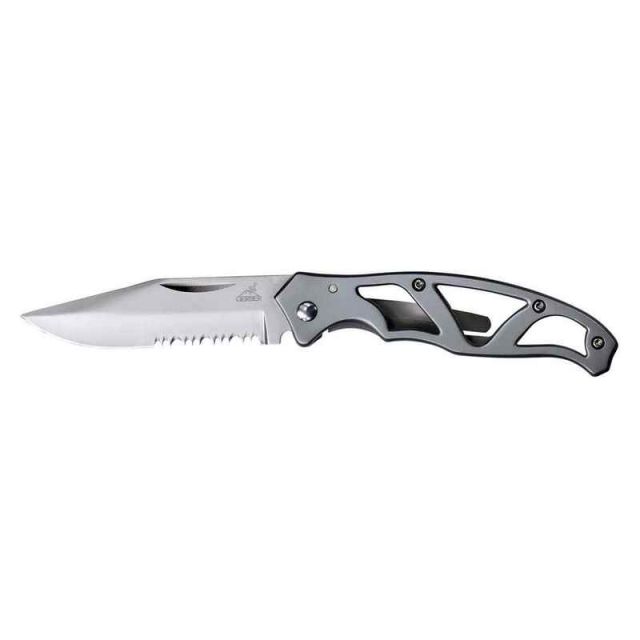Gerber Folding Knife Paraframe Mini Stainless Serrated